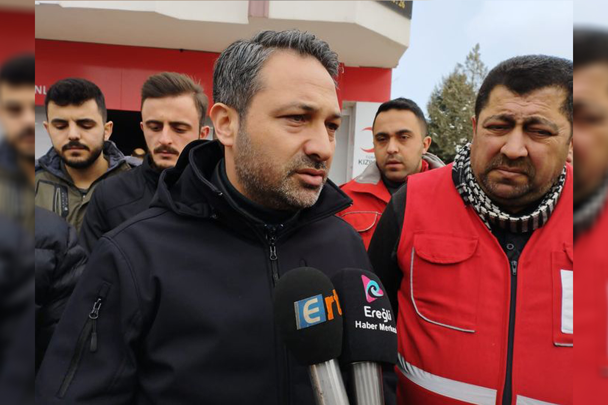 Başkan Zübeyir Dursun: Deprem bölgesine Ereğli’den 250 araç gitti