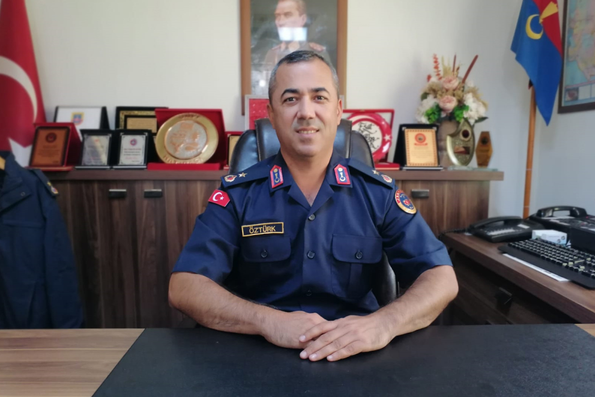 İlçe Jandarma Komutanı Öztürk, Binbaşılığa Terfi Etti